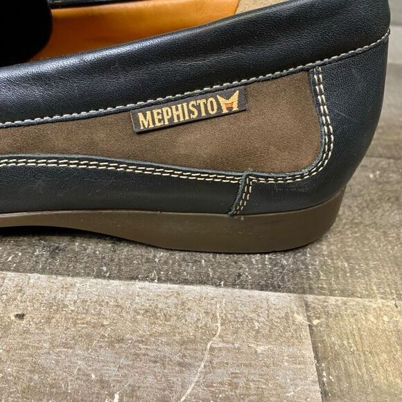 Mephisto Men’s Size 8 Baduard Suede Leather Slip On Brown Casual Nubuck Shoes - Picture 4 of 12